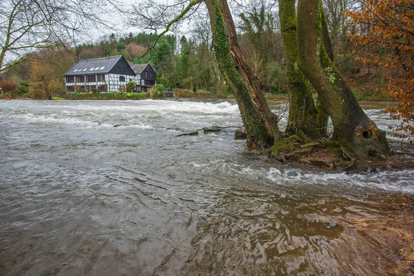 Wassermühle Wupper Solingen Deutschland Stockbild