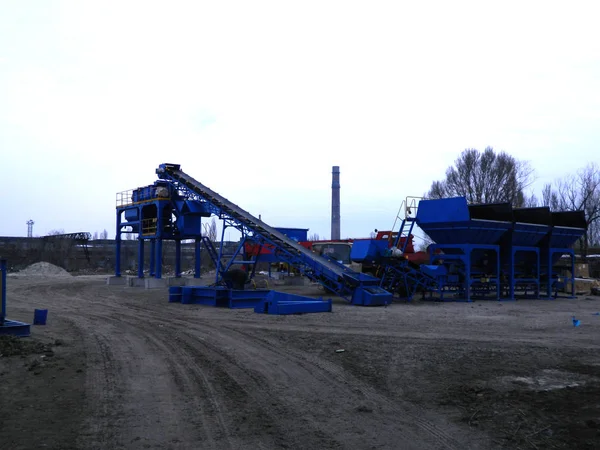 Industrial Equipmentasphalt Asphalt Production Lineproduction Line — Stock Photo, Image