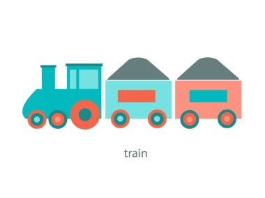 Oyuncak tren vektör