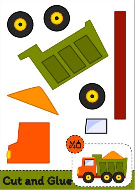 Kes ve Yapıştır Çalışma Kağıdı - Gezgin