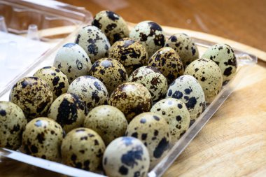 Sabah breackfast olarak bıldırcın yumurtası.