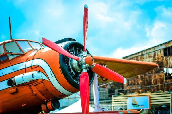 Stopper airplaine propeller — Stock Photo, Image