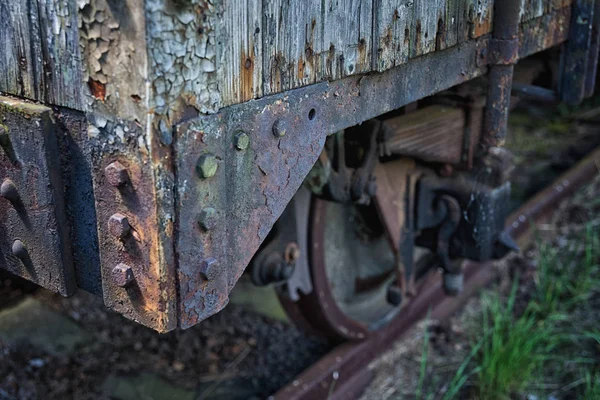 Gespeende oude treinen — Stockfoto