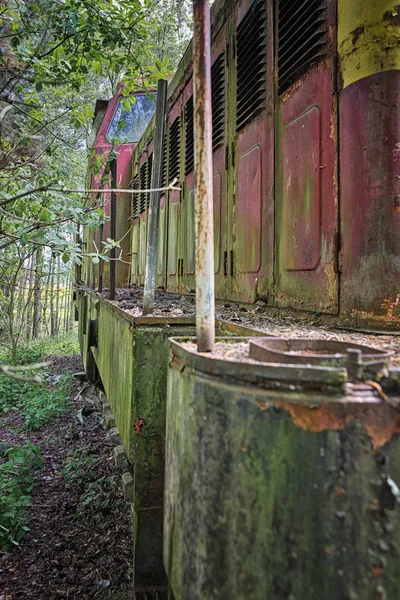 Trenes viejos destetados — Foto de Stock