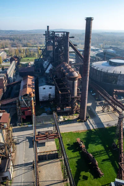 Baja Vitkovice Sitio Nacional Patrimonio Industrial Situado Distrito Vitkovice Ostrava — Foto de Stock