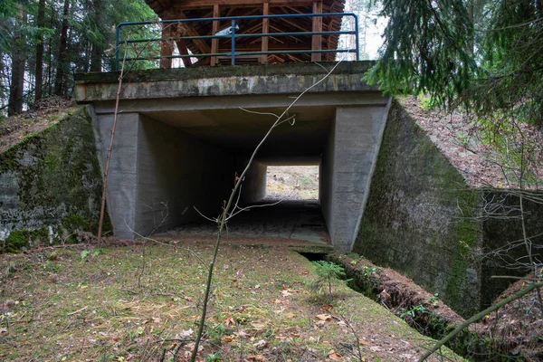 Puente Autopista Sin Usar Autopista Que Finalmente Conduce Otra Manera — Foto de Stock