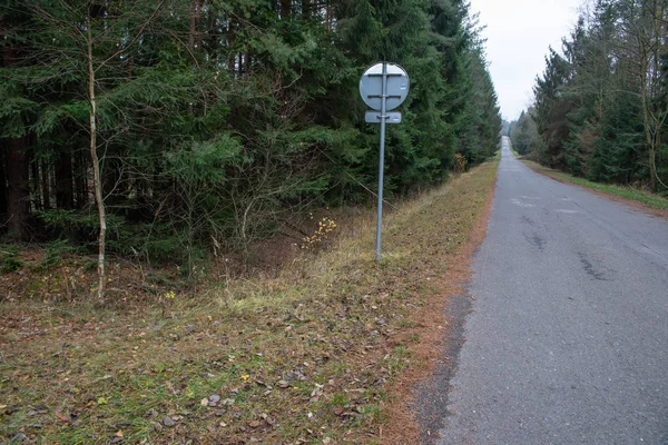 Oanvänd Motorvägsbro Motorvägen Som Småningom Leder Ett Annat Sätt Idag — Stockfoto