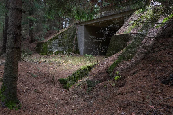 Oanvänd Motorvägsbro Motorvägen Som Småningom Leder Ett Annat Sätt Idag — Stockfoto