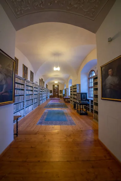 Biblioteca Mosteiro Premonstratensian Strahov Uma Das Bibliotecas Históricas Mais Valiosas — Fotografia de Stock