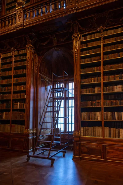 Library Premonstratensian Monastery Strahov One Most Valuable Best Preserved Historical — Stock Photo, Image