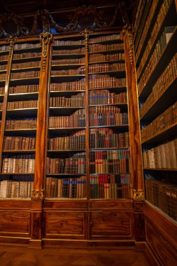 Strahov 'daki Premonstratensian manastırının kütüphanesi koleksiyonu yaklaşık 200.000 ciltten oluşan en değerli ve en iyi korunmuş tarihi kütüphanelerden biridir. Kütüphanenin en eski kısmı, Barok İlahiyat Salonu.