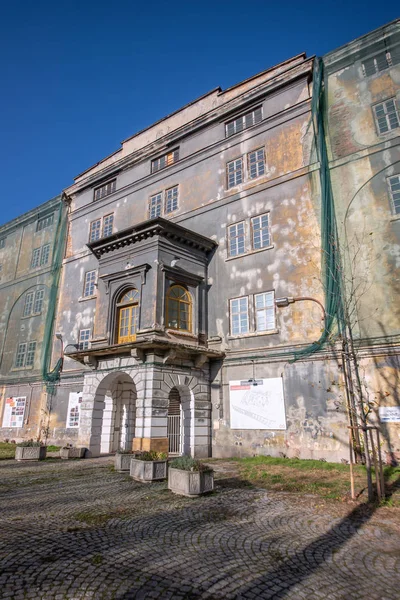 Los Cuarteles Karlin Son Complejo Gigante Dos Edificios Históricos Centro — Foto de Stock