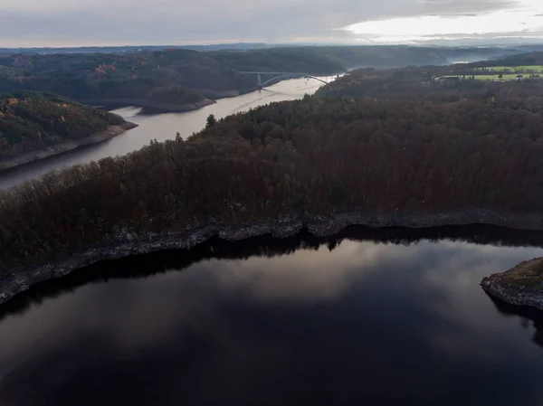 Orlk Reservoir Byl Postaven Letech 1954 1961 Musel Být Zbourán — Stock fotografie