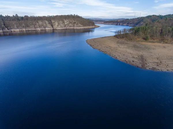 Orlk Reservoir Byl Postaven Letech 1954 1961 Musel Být Zbourán — Stock fotografie