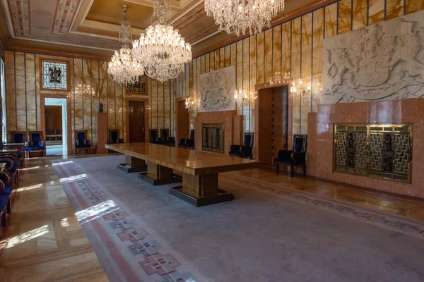 Buitengewoon Rijke Interieurs Beïnvloed Door Late Art Nouveau Art Deco — Stockfoto