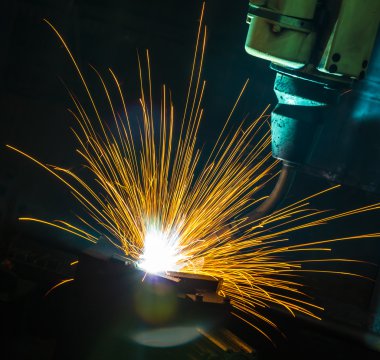 Hareket kaynak robotları.