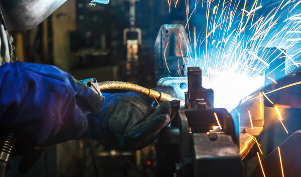 welding work in Industrial automotive part