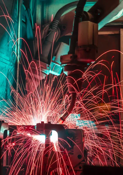 welding robot in Industrial automotive