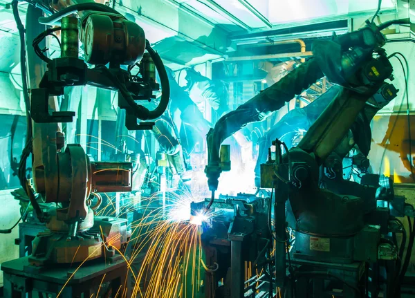 Otomotiv endüstriyel robot kaynak