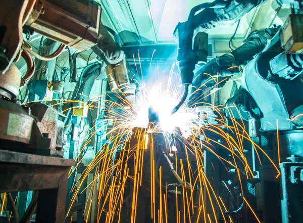  Hareket kaynak robotları.