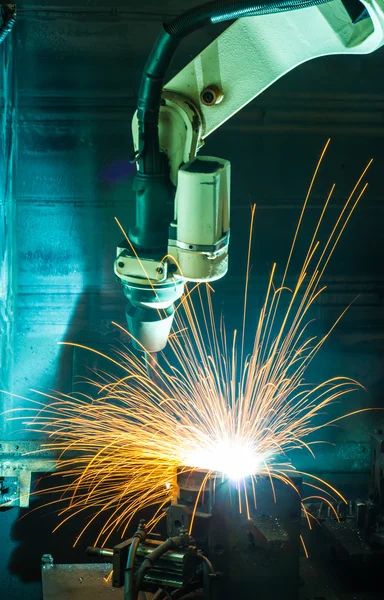 welding robot in Industrial automotive