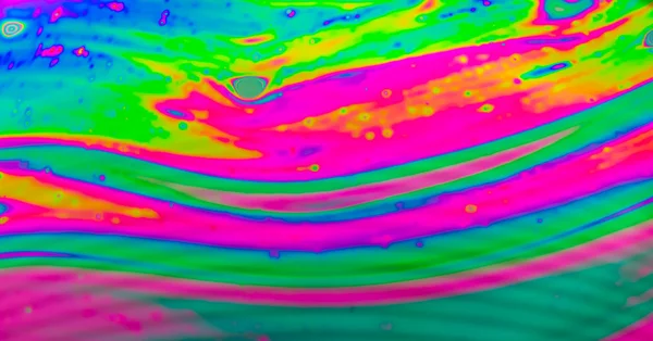 Regnbågens färger skapad av tvål, bubbla — Stockfoto