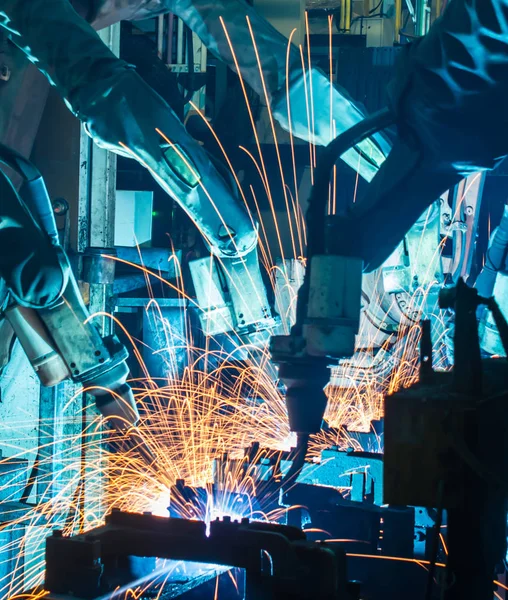 Otomotiv endüstriyel robot kaynak