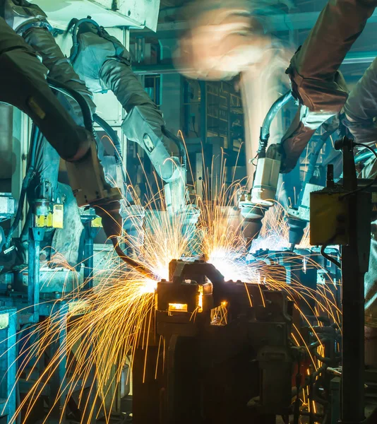  Hareket kaynak robotları.