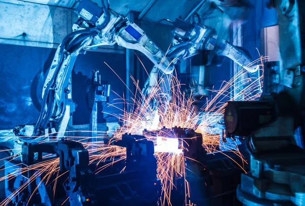Otomotiv endüstriyel robot kaynak