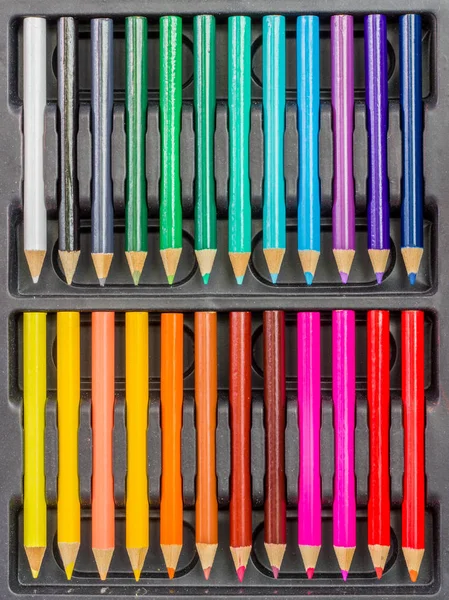 Lápices de colores de colores —  Fotos de Stock