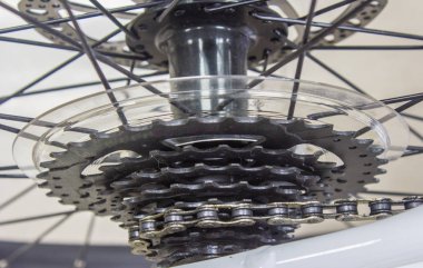 Vites bisiklet yakın çekim