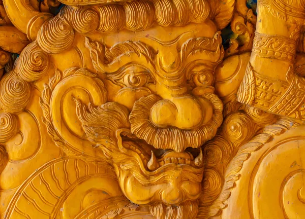 Traditional Thai stucco style pattern decorative — Stock Photo, Image