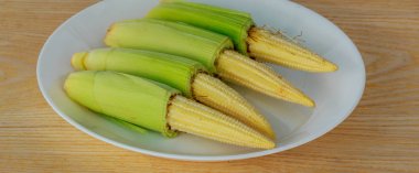 Bebek Mısır plaka üzerinde