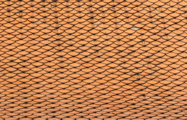  Geleneksel Budist tapınağı çatı kiremitleri