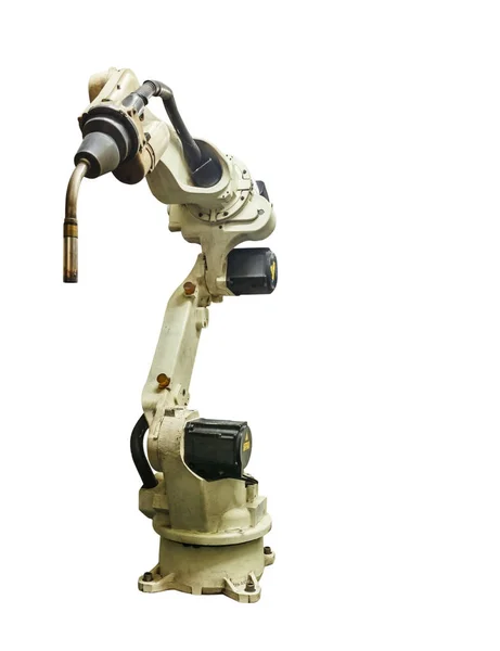 Robot kaynak makinesi — Stok fotoğraf