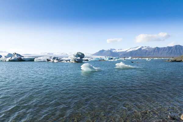 Izland Jokulsarlon jéghegy — Stock Fotó