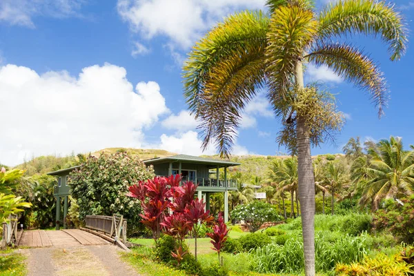 Tipical house in kawaii hawaii island — Stock Photo, Image