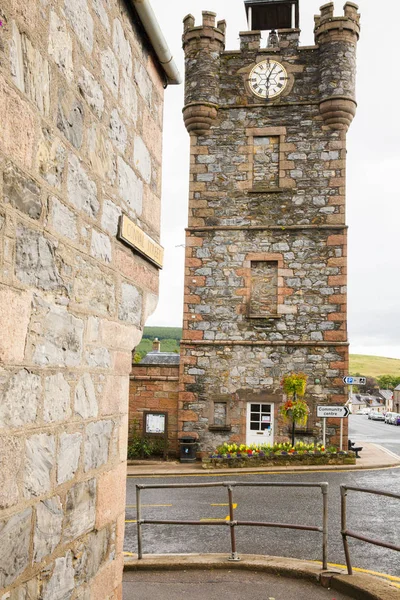 Dufftown clock tower scotland — Stock Photo, Image