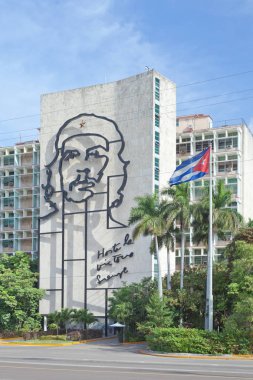 devrim kare Havana'da İçişleri Bakanlığı Sarayı 