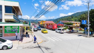 yazın güneş panama ile merkezi sokak boquete