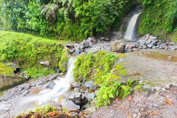 Waterfalls rio on the volcan baru trail chiriqui panama — Stock Photo, Image