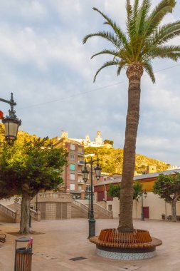 Cullera bakire kare görünümü kale ve kutsal