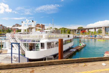 vancouver Marinada demirlemiş tekne Restoran
