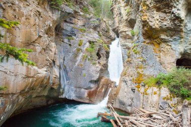 şelale johnston Kanyon banff national Park
