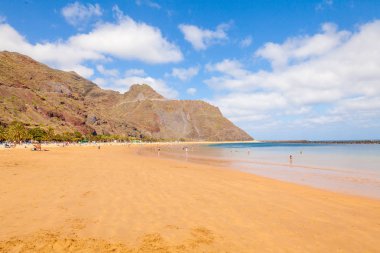 Las Teresitas panoramik Tenerife plaj