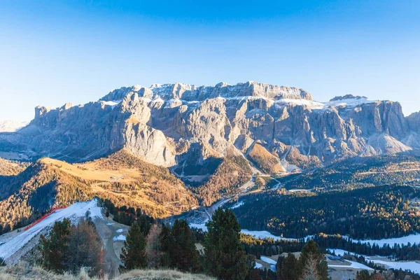 Група гори Селла італійських Доломітових Альп — стокове фото