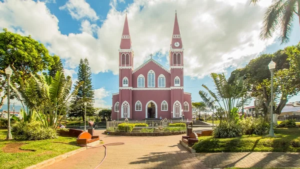 Vår Fru av Mercedes kyrkan Grecia byn Costa Rica — Stockfoto