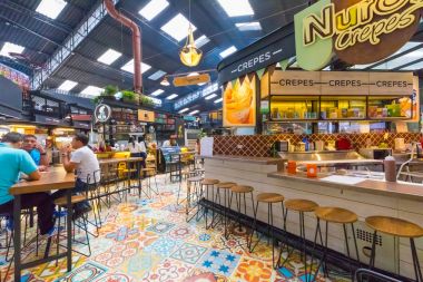 creperie Medellin Rio pazarında
