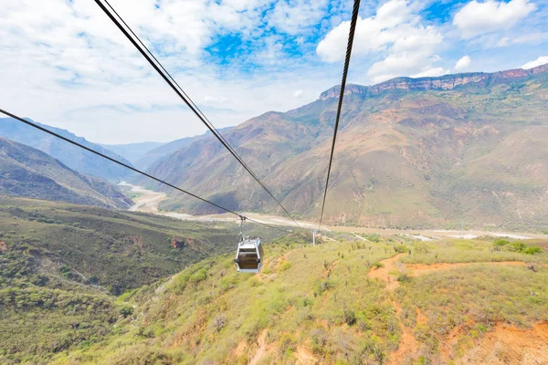 Teleferik chicamocha Kanyon panoramik Kolombiya