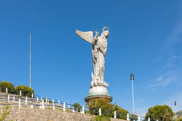 Statua Matki Bożej Panecillo Quito — Zdjęcie stockowe